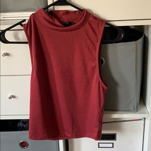 Crop top , turtle neck short sleeve